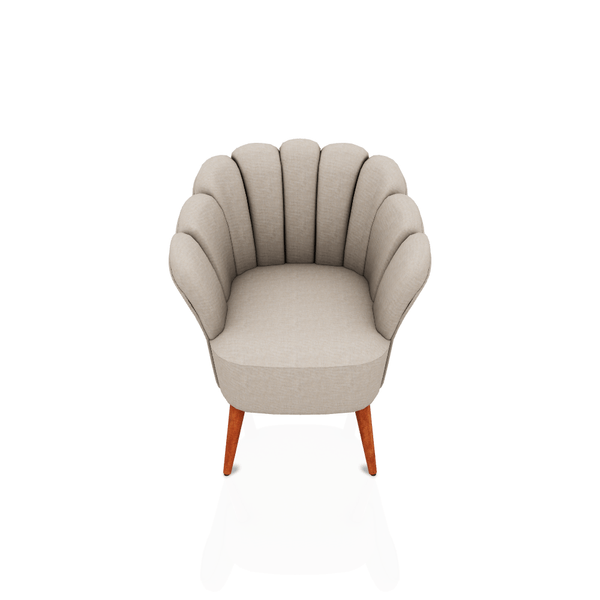 BUTACA JASMINE TELA VITTORIA BEIGE ORO