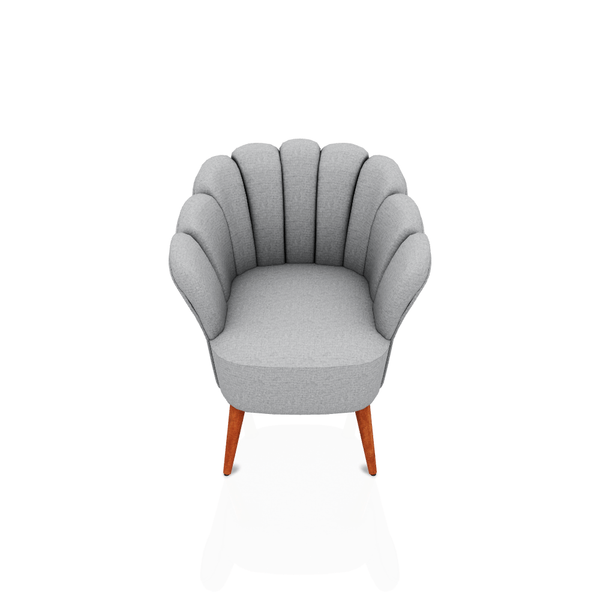 BUTACA JASMINE TELA VITTORIA GRIS