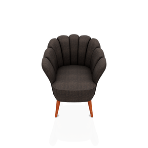 BUTACA JASMINE TELA VITTORIA MARRON OSCURO