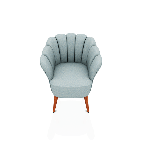 BUTACA JASMINE TELA VITTORIA TURQUESA TORNASOL