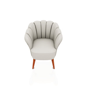 BUTACA JASMINE TELA VELVET ESSENZA BEIGE CLARO