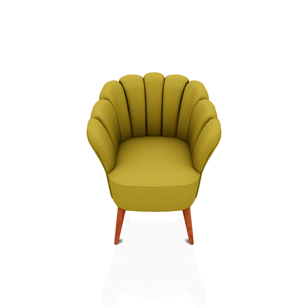 BUTACA JASMINE TELA BARI MOSTAZA