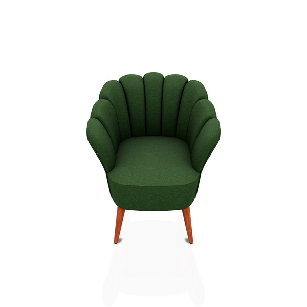 BUTACA JASMINE TELA BARI VERDE BOTELLA