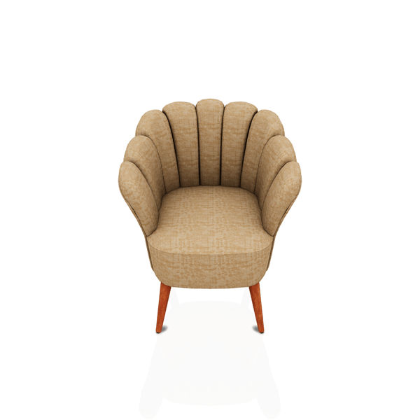 BUTACA JASMINE TELA DAHLIA DORADO