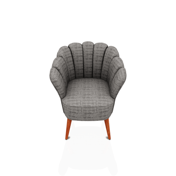 BUTACA JASMINE TELA DAHLIA GRIS OSCURO