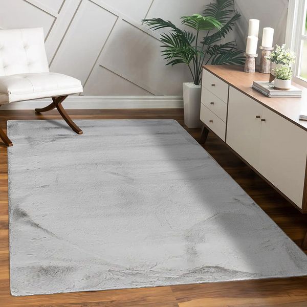 ALFOMBRA KATRINA 1.60 X 2.30 GRIS PLATA