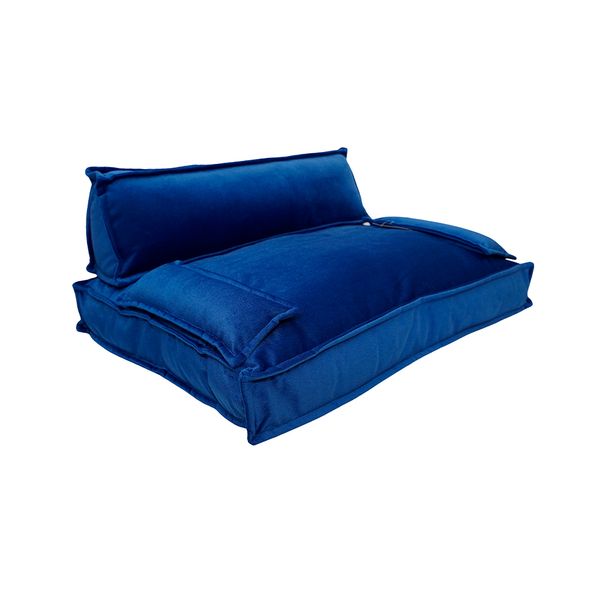 SOFA CAMA MASCOTA DELUXE AZUL (PT)
