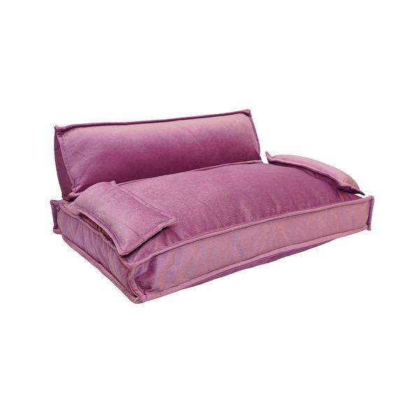 SOFA CAMA MASCOTA DELUXE PALO ROSA (PT)