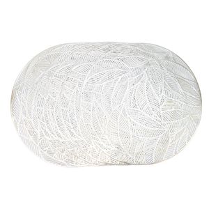 JGO INDIVIDUALES 6 PZS HOJAS 38X38CM PLATEADO (HME9-032S)
