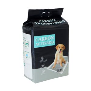 PAÑAL DE ENTRENAMIENTO MASCOTA 50 PCS MEDIANO CARBON ACTIVADO
