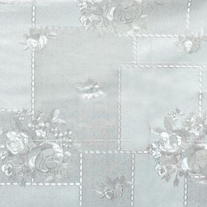 HULE GOLDEN CUADROS BOUQUET PLATA