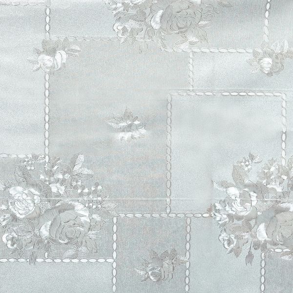 HULE GOLDEN CUADROS BOUQUET PLATA