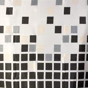 CORTINA DE BAÑO POLIESTER II 180X180CM CUADRADOS