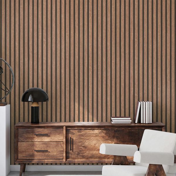 WALL PANEL ALCALA 290X12.2X2.1 CM NOGAL/CAFE