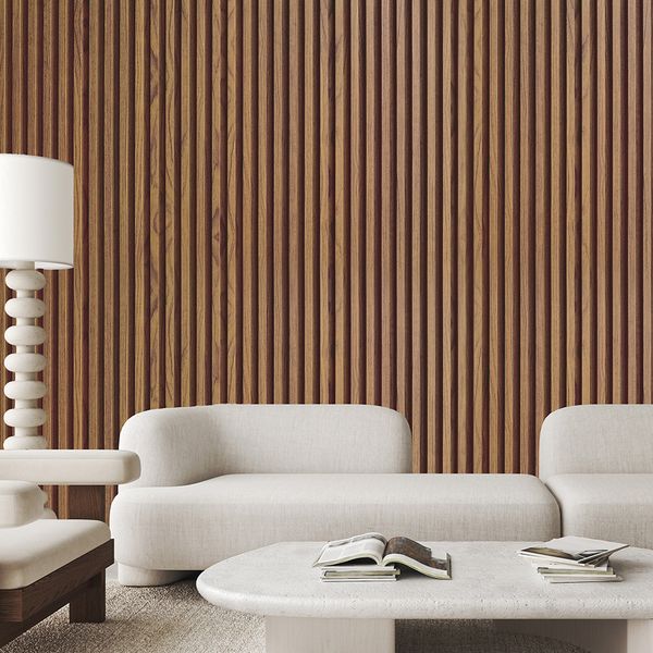 WALL PANEL ALCALA 290X12.2X2.1 CM CAFE