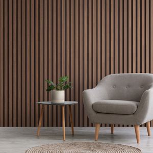 WALL PANEL RAVELLO 290X12.2X1.2 CM MARRON CLARO/NOGAL