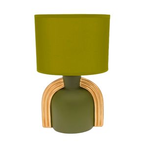 LAMPARA OLIVO 14X19X29CM VERDE (ASDEC134-021-A)