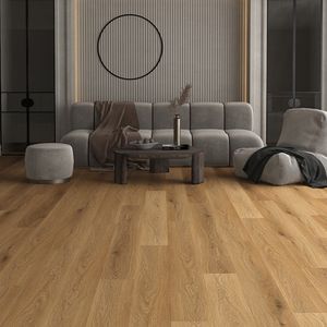 PISO SPC CLASSIC 0.65X18.2X122 CM MARRON CLARO