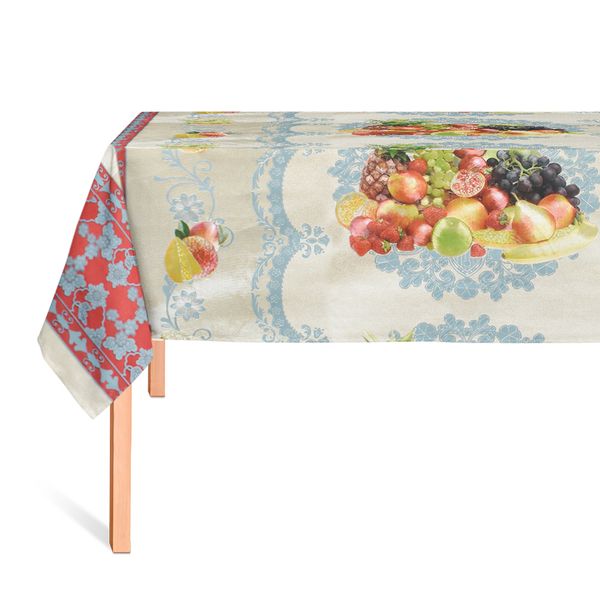 HULE METAL FRUTERIA BLANCO CENEFAS ROJAS/CELESTE