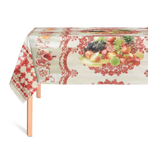 HULE METAL FRUTERIA BLANCO/ROJO