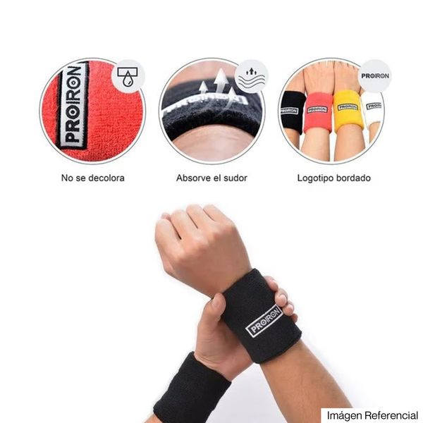 PROIRON MUÑEQUERA DEPORTIVA ROJO