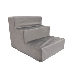 ESCALERA MASCOTA II 75 X 60 X 52.5 CM PLOMO