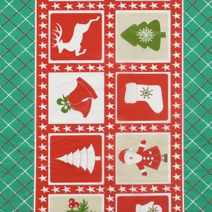 CUBREMESA PLAIN PVC NAVIDAD CENTRO ACCESORIOS VERDE