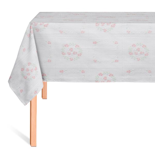 CUBREMESA ENCAJE PVC DORA