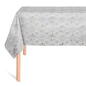 CUBREMESA ENCAJE PVC MILIA PLATA