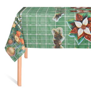 CUBREMESA PVC PASCUAS VERDE 54