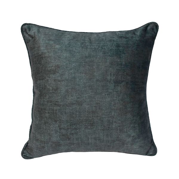 FUNDA COJIN MILAN 45 X 45 CM VERDE ACERO (PT)