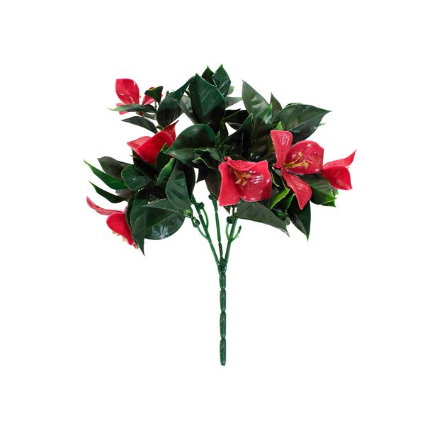 FLOR ARTIFICIAL BOUQUET DALIA 25CM ROJO (CCGW031R)