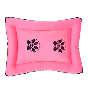 COLCHONETA MASCOTA TERCIOPELO II XL 82X111CM ROSADO