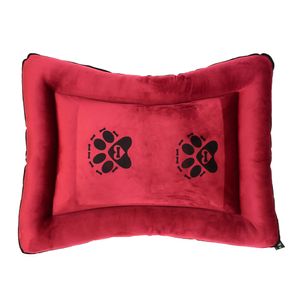 COLCHONETA MASCOTA TERCIOPELO II XL 82X111CM VINO