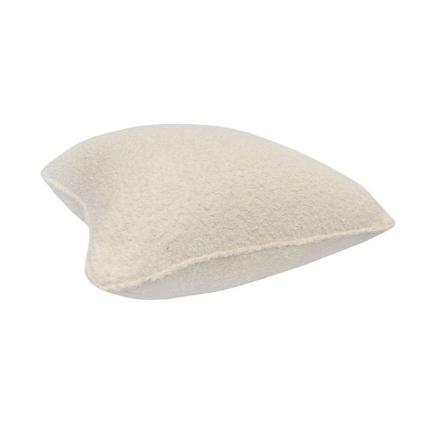 FUNDA COJIN BOUCLE GENOVA 45 X 45 CM BLANCO (PT)