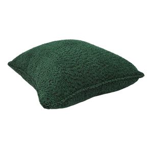 FUNDA COJIN BOUCLE GENOVA 45 X 45 CM VERDE BOTELLA (PT)