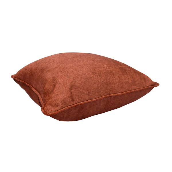 FUNDA COJIN MILAN 45 X 45 CM TERRACOTA (PT)