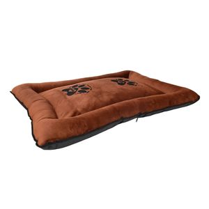 COLCHONETA MASCOTA TERCIOPELO II L 75X98CM MARRON