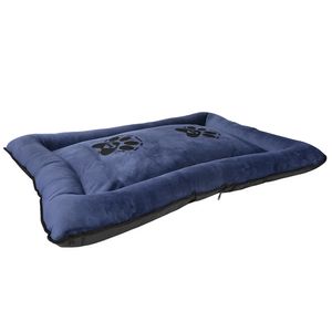 COLCHONETA MASCOTA TERCIOPELO II XL 82X111CM AZUL NOCHE