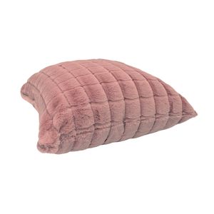 FUNDA COJIN PELUCHE BRUSELAS 45 X 45 CM ROSADO (PT)