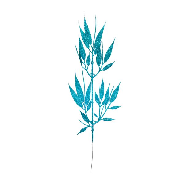 NAVIDAD PLANTA P/ARBOL BAMBU 35CM TURQUESA