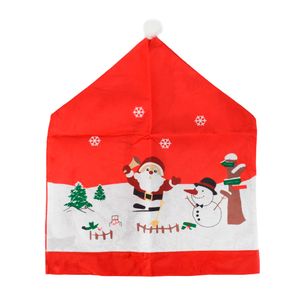 Navidad Funda Silla Happy 60X50Cm Rojo/Bl Santa (G9-9)