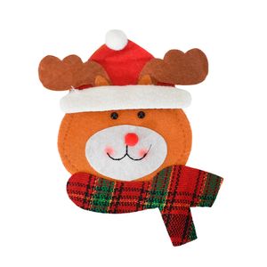 Navidad Porta Cubiertos Faz Santa 17X13Cm Rojo/Blanco (H5-8)