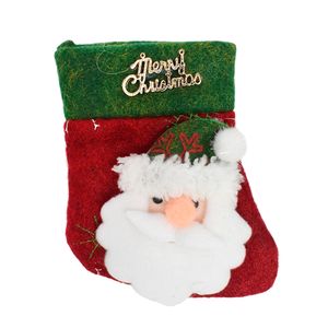 Navidad Porta Cubiertos Bota Santa 13X9Cm Rojo/Verde (H3-8)
