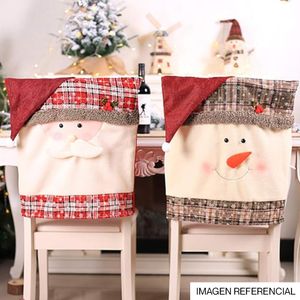 Navidad Funda Silla Copi 51X48Cm Rojo/Topo Santa (G10-6)