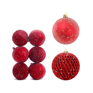 Navidad Pack Bolas 12 Pzs 8Cm Rojo (Syba124-5)