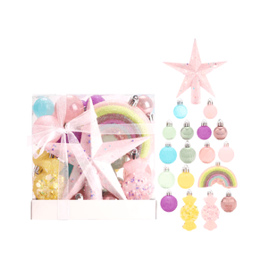 Navidad Pack Bolas 40Pzs Multiforma Mix Diseño (Sy23Szhb19-01)