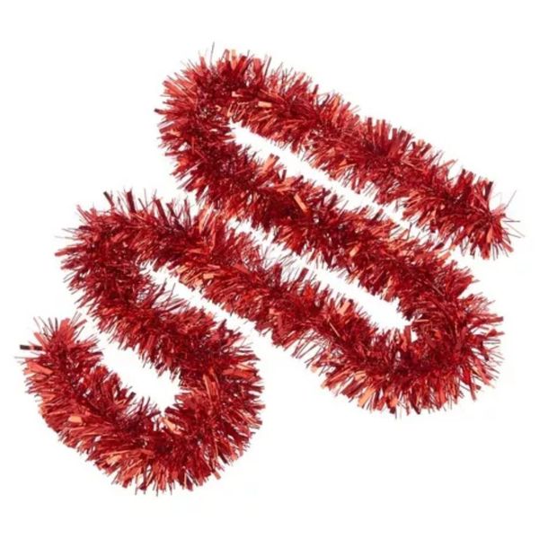 NAVIDAD GUIRNALDA CLASICA 2MTS ROJO (TT-SL002)