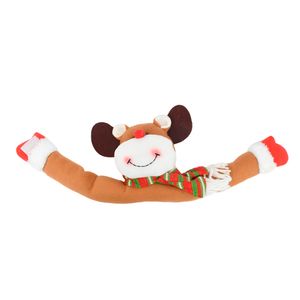 Navidad Sujetador Cortina Rojo/Blanco 20X53Cm Reno (J1-9)