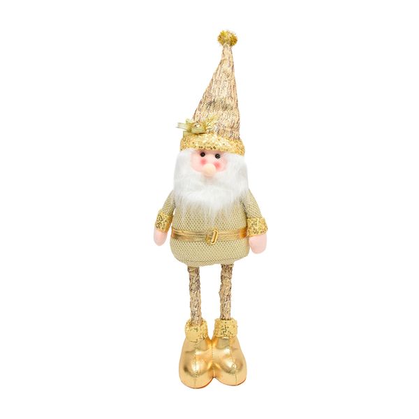 NAVIDAD PATILARGO DORADO 60CM SANTA